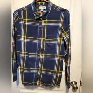 OLD NAVY LIGHT FLANNEL LONG SLEEVE SHIRT